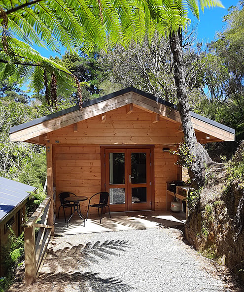 Cabin 2 at Tawa Cove Cabins, Marlborough Sounds