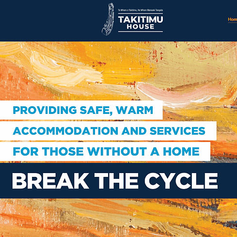 Takitimu House Website Screenshot
