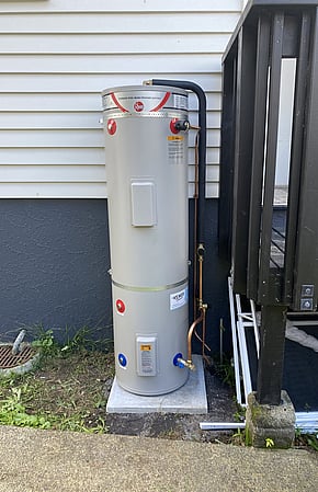 Relocate Outdoors Mains Pressure Hot Water Cylinder