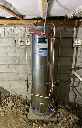 Mains Pressure Hot Water Cylinder Replacement