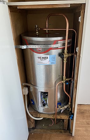 Indoor Upgrade to Mains Pressure Hot Water Cylinder