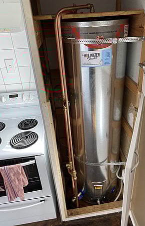 Mains Pressure Hot Water Cylinder Upgrade.  Clean copper pipework by The Hot Water Doctor
