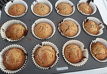 Apple Zucchini Cinnamon Muffins