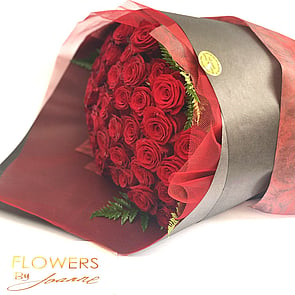 Amazing 50 Stem Red Roses