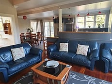 Living room area of Villa Rosa