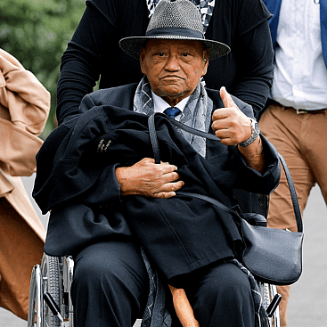 Image of Ngāti Ruapani members at AIP