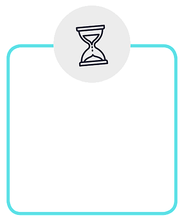 Hourglass icon representing fitness for people over 40