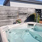Spa pool area in the backyard of 14A Cologne Street