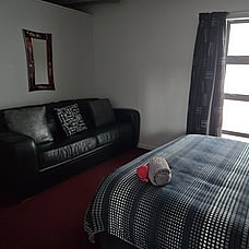 Bedroom with sofa