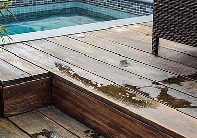 Purple heart decks and hardwood decking