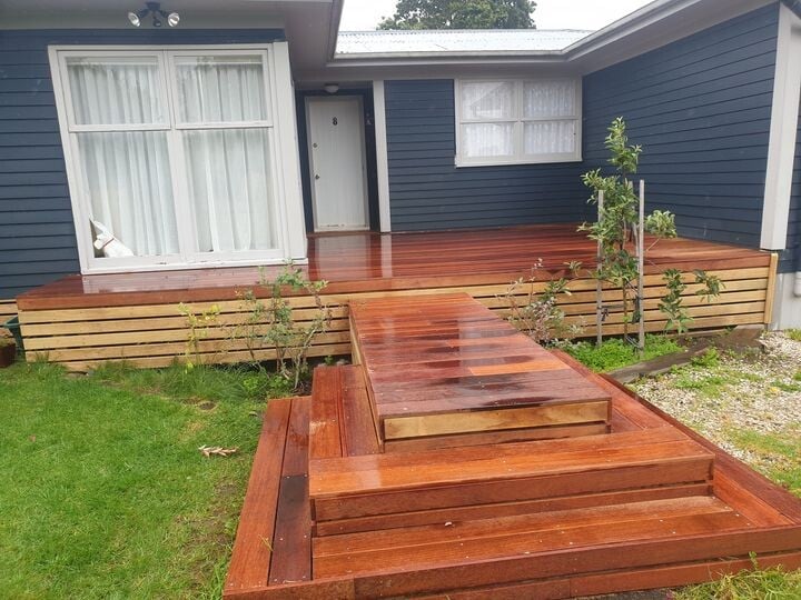 new decks deck repairs west auckland deck maintenance new decking kwila ...