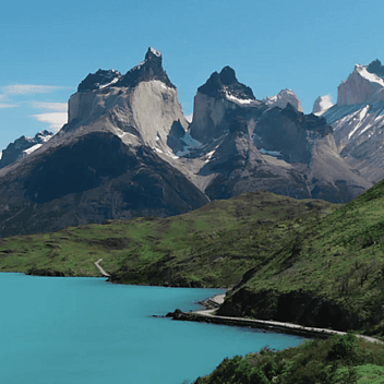 Landscape with lake and mountain views for Bible  Summaries 