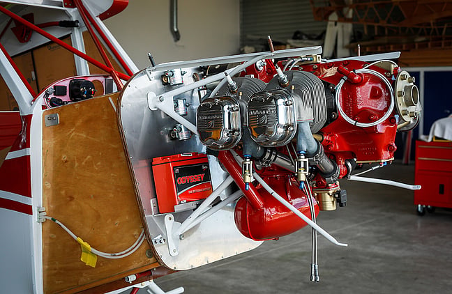 aircraft engine build