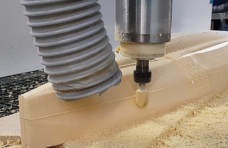 Aviation CNC router cutting