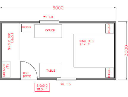 Large Cabin for rent $140 per week