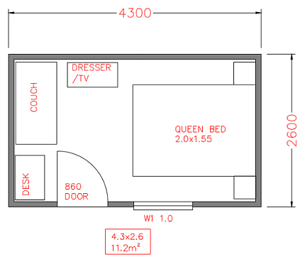 Cabin for rent $90 per week