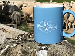 NZ Farm Girl accessories enamel cup