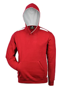 Paterson Hoodie - RRP $45.99-RED/WHITE- - - - - - - - - - -ADD TO CART >