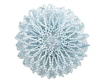 Beaded Bun Cover  - BLUE-PRICE $13.99- - - - - - - - - - - - ADD TO CART >
