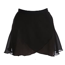 Pull On Wrap Skirt - PRICE $27.99- BLACK CHIFFON- - - - - - - - - - - - - - -ADD TO CART >