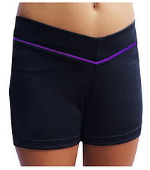 Dance Shorts - PRICE $29.99-BLACK/PURPLE- - - - - - - - - - - - - - -ADD TO CART >