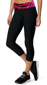 Zebra 3/4 Leggings - PRICE $41.99- CERISE ZEBRA PRINT- - - - - - - - - - - ADD TO CART >