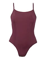 Strapless Ballet leotard with X-back Pink
