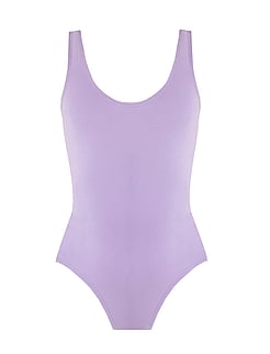 Sleeveless Ballet Leotard with Scoop Neck in Lavender Purple