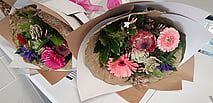 Dried and fresh flower bouquet