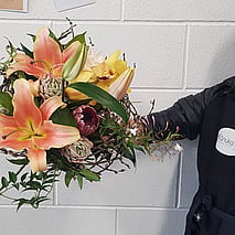 Fresh lily bouquet