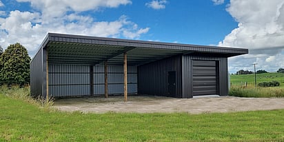 Farm storage shed