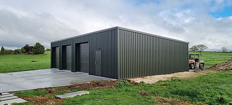 Monoslope shed