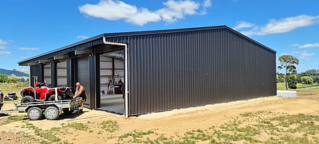 3 bay shed