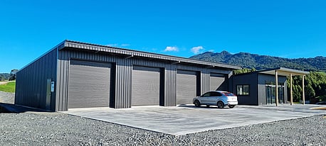 Shed with office