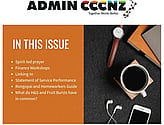 ADMIN NEWSLETTER SEPT 2019