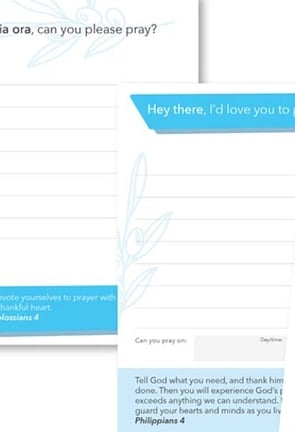 Julie, our Children and Families Coordinator, put me on to Mainly Ministries. They are selling these lovely Prayer Prompt Pads. At $2 a pad, I think it&rsquo;s a great way to encourage others in your household to pray for each other.