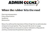 ADMIN NEWSLETTER MAY 2019