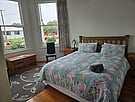 Bedroom with king bed