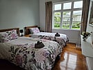 Bedroom with twin single beds