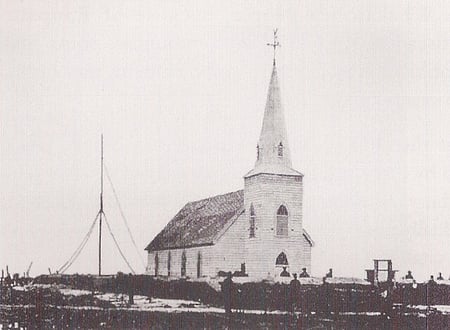 St. Stephen's in 1866 surrounded by a redoubt