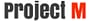 Project M logo with "Project" in bold grey letters and "M" in bold red, using a modern sans-serif font on a white background