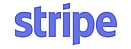Stripe logo with the word "stripe" in bold, lowercase purple letters
