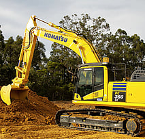 Komatsu 36tonne excavator Cat diggers, excavators for hire