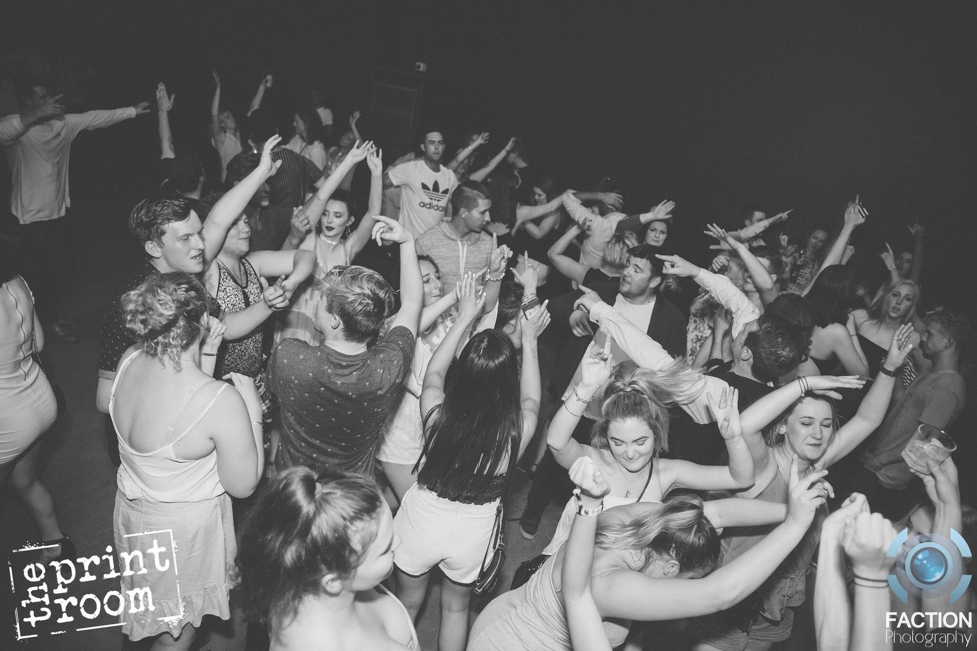 A full dance floor at a Christchurch event