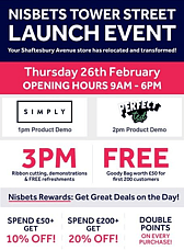 NISBETS new Tower Street store is officially launching and you&rsquo;re invited!