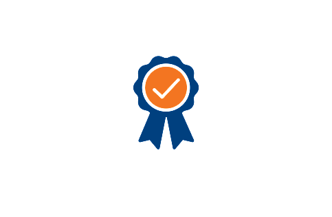 Badge with tick symbolising Trusted by SMEs nationwide