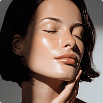 Anti-wrinkle photo of beautiful woman