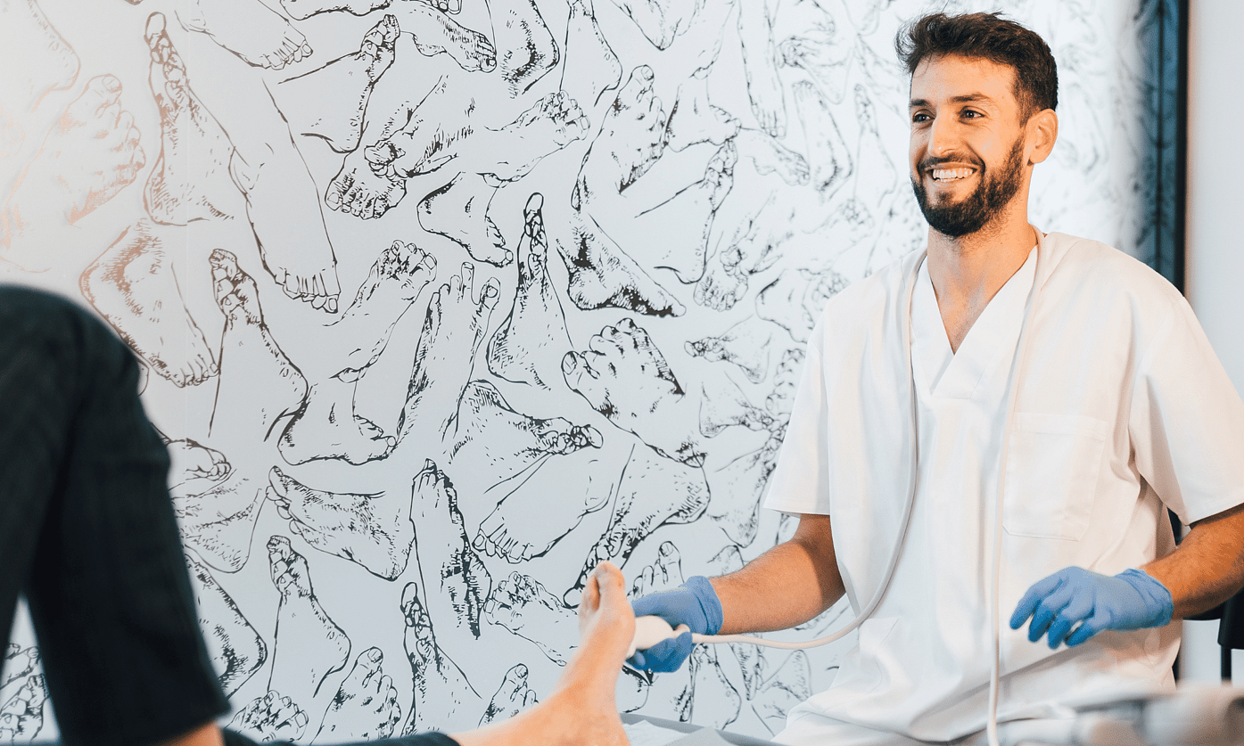 Foot Foundation podiatry care for diabetic foot complications with screening, ulcer prevention, and wound management