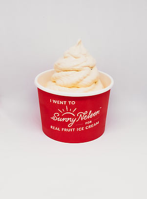 Passionfruit real fruit ice cream