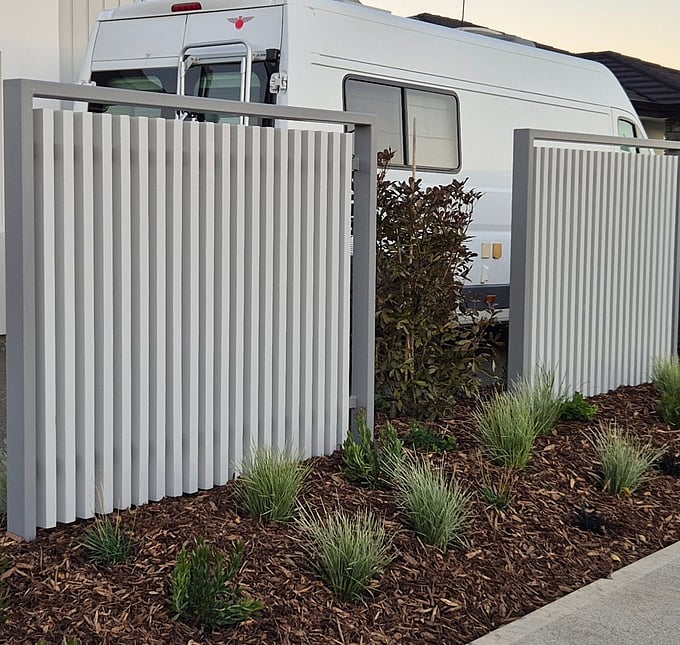 Fence and retaining wall landscaping project Nelson